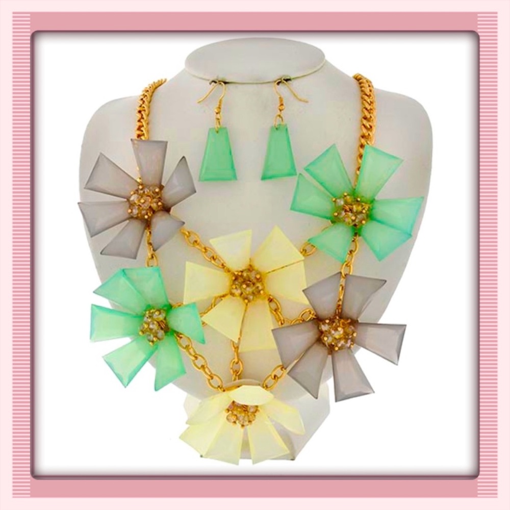 🪴Necklace Earrings Set